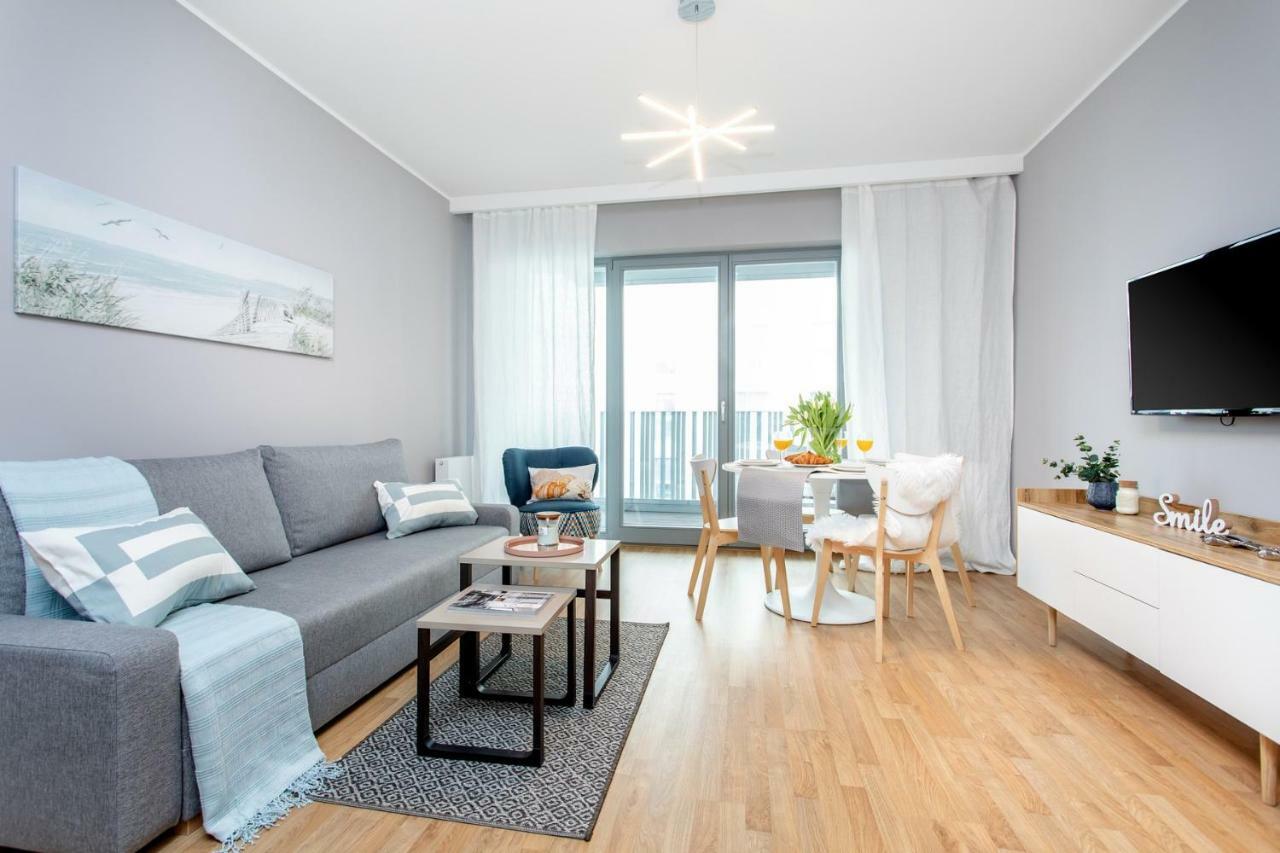 Seaside Beach 150M Do Plazy - Parking - Praia Apartments - Polsat Ergo Arena Plus Gdańsk Exteriör bild